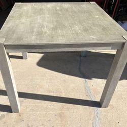 Tall Counter Height Dining Table – Washed Gray (TABLE ONLY!)