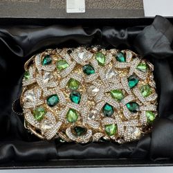 Sparkly Women Crystal Clutch Rhinestone Purse Diamond Evening Bag Bridal Evening Clutch For Prom Cocktail Party