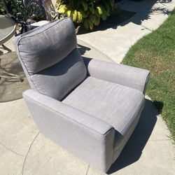 Gray Rocking Swivel Chair