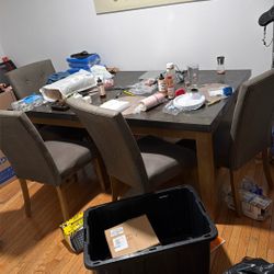 Table And Chairs And Bench 