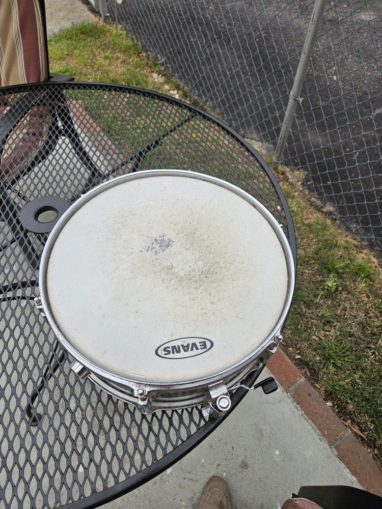 Evans Stainless Steel Snare Drum