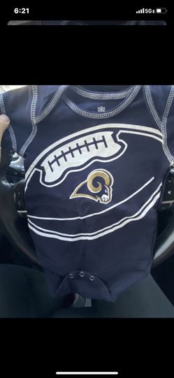 LA Rams baby onesie