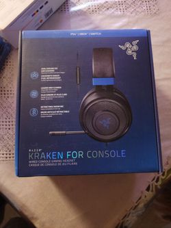 Kraken razer headset brand new