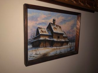 Very Small Original Ukrainian Painting from Lviv Artist