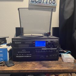 Boytone BT-32W Bluetooth Classic Record Player 