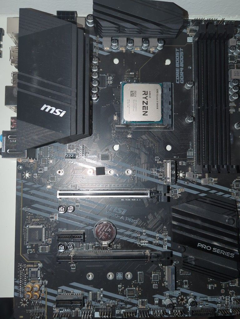 AMD Ryzen 5600x CPU And Motherboard AM4