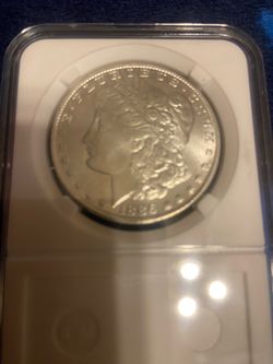 1886 Morgan Silver Dollar NGC Slabbed