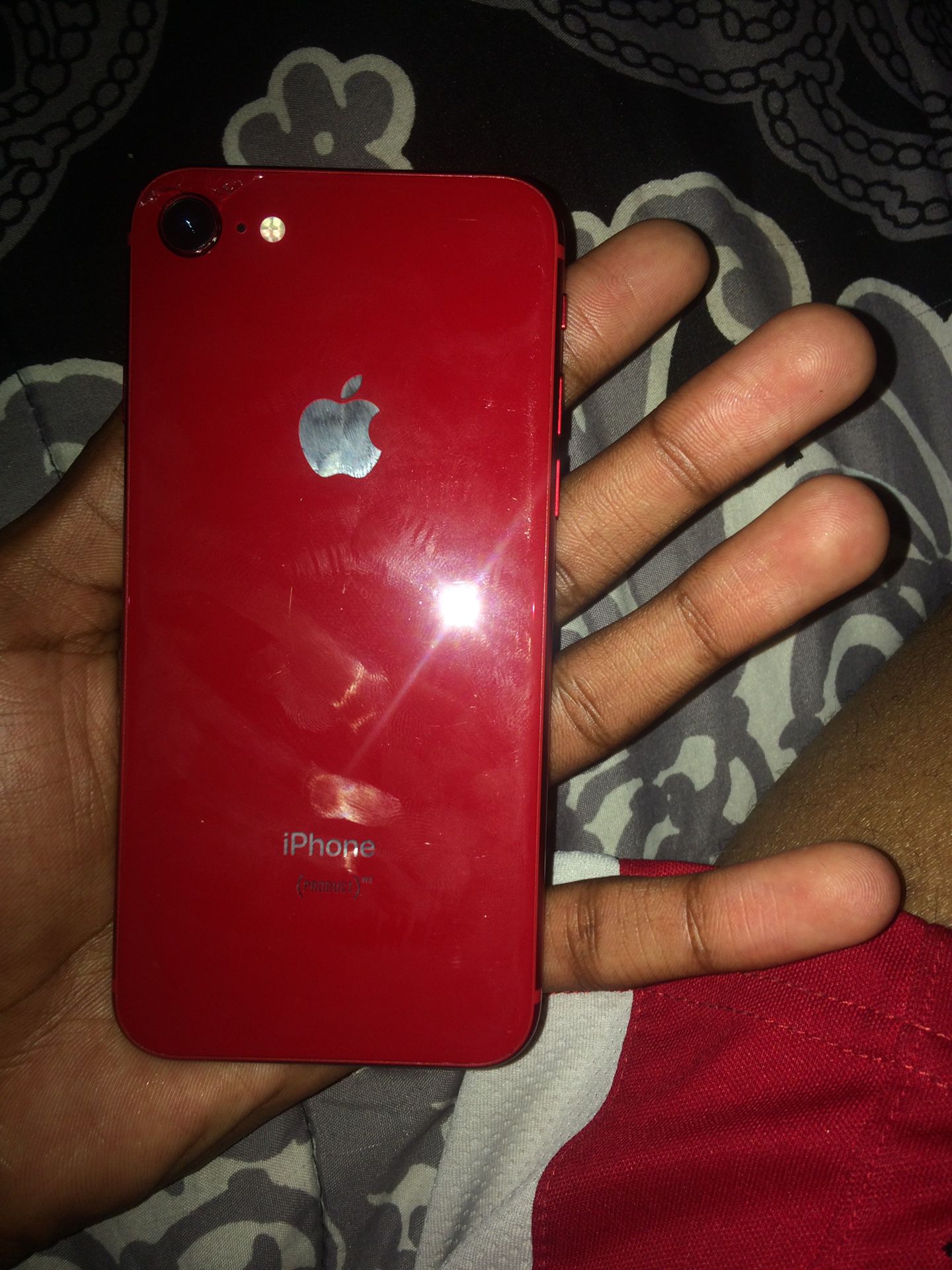 Red iphone 8 128gb