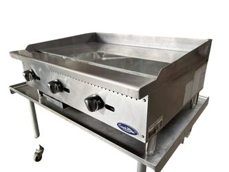 36” Griddle Flat Top Plancha Commercial Grill Cookrite NSF Manual Gas Controls Works Great Like New 