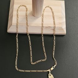 14k Gold Necklace 24 Inch