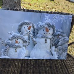 Snowman Canvas