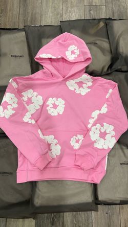 Pink denim tear size S