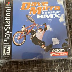 Dave Mirra Freestyle BMX  PlayStation 1 CIB Complete tested