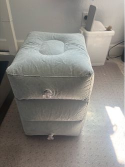 Inflatable Foot Rest Pillow, Kids Airplane Be