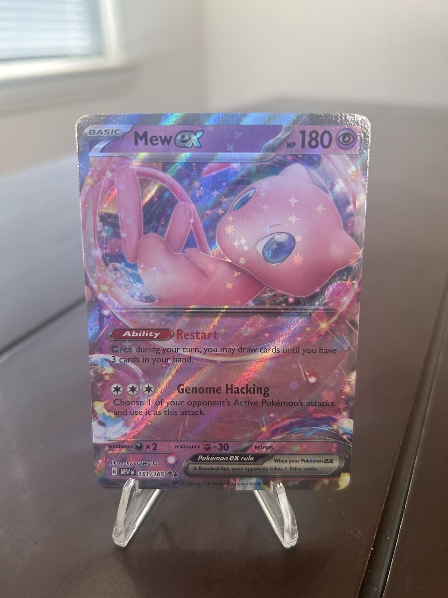 2023 Pokemon Scarlet and Violet 151/1165 Mew EX Holo Rare