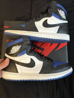 Jordan 1 Royal Toe Size 9M