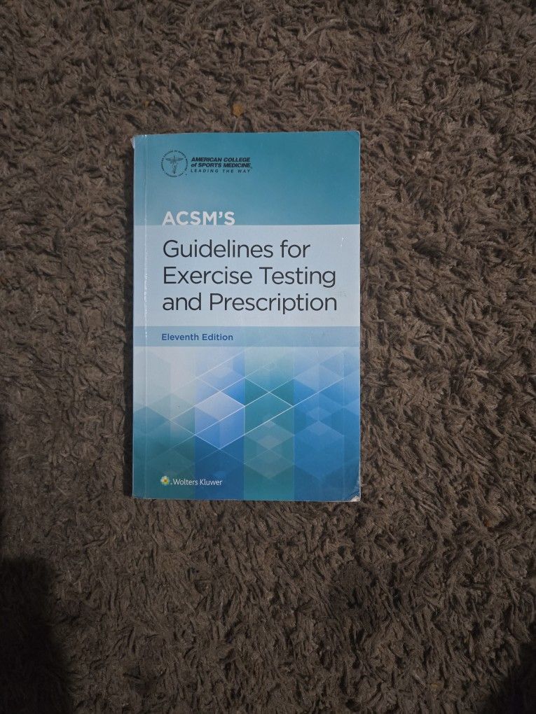 ACSM's Guidelines For Exercise Testing And Prescription 11th Edition