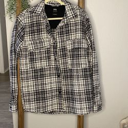 Zara Tweet Shirt-Jacket 