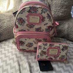 Loungefly Princess Backpack And Wallet