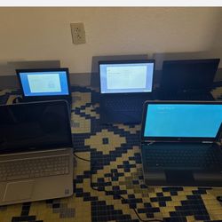 Lot of 7 Computers/Monitors for Parts/Repairs (READ DESCRIPTION)