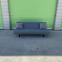 *Free Delivery* Gray Ikea Futon Couch Sofa Sleeper Bed