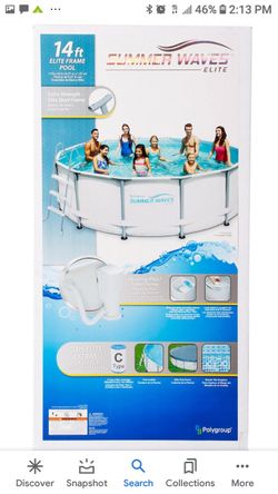 Summer Waves 14x 42" Pool Above Ground 14x42 