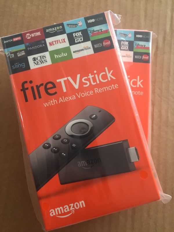 Amazon Fire tv stick with voice command remote 🔥