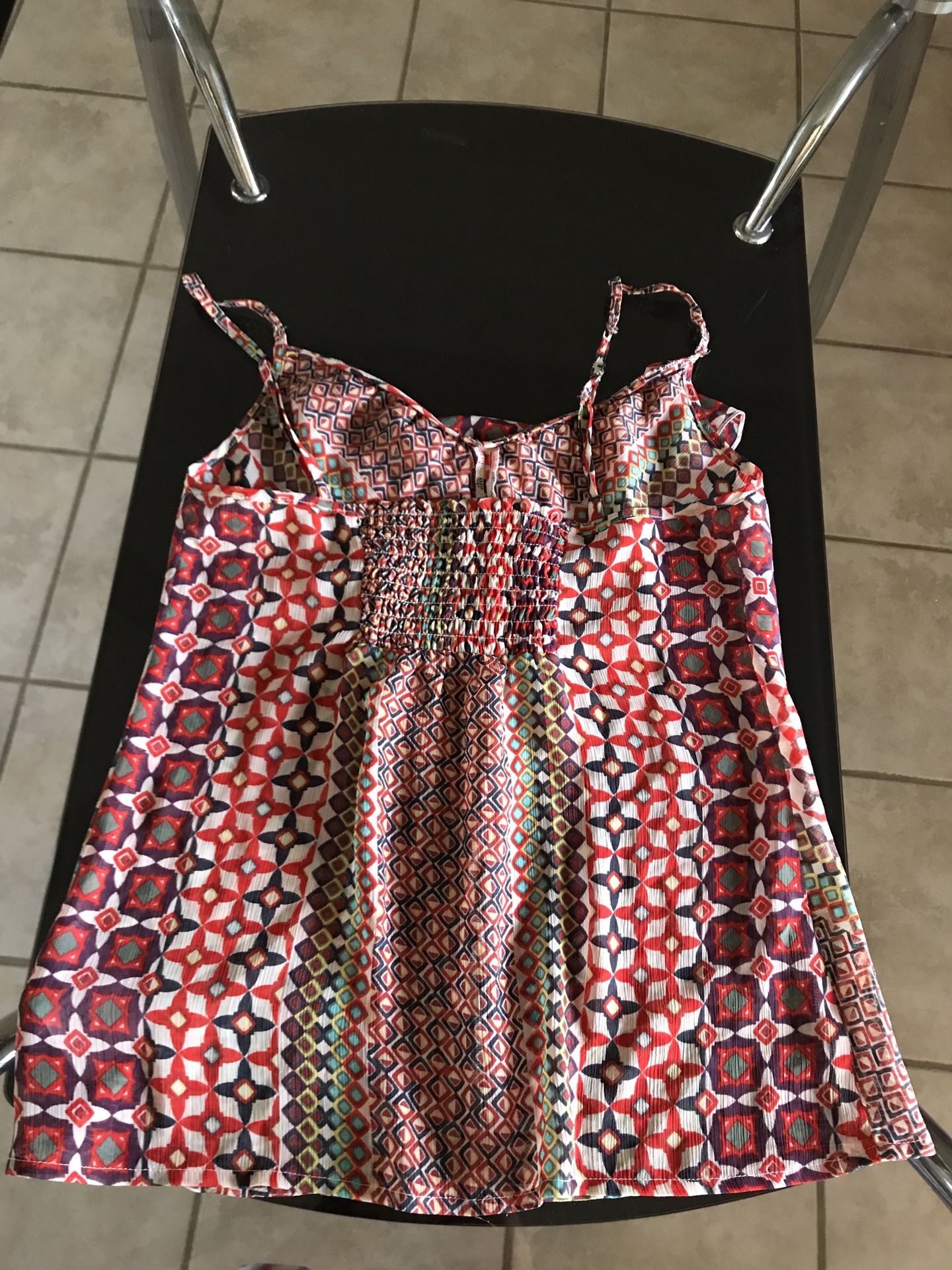 Guess Los Angeles Women’s Shirt With Folds In Front Size S Multicolor