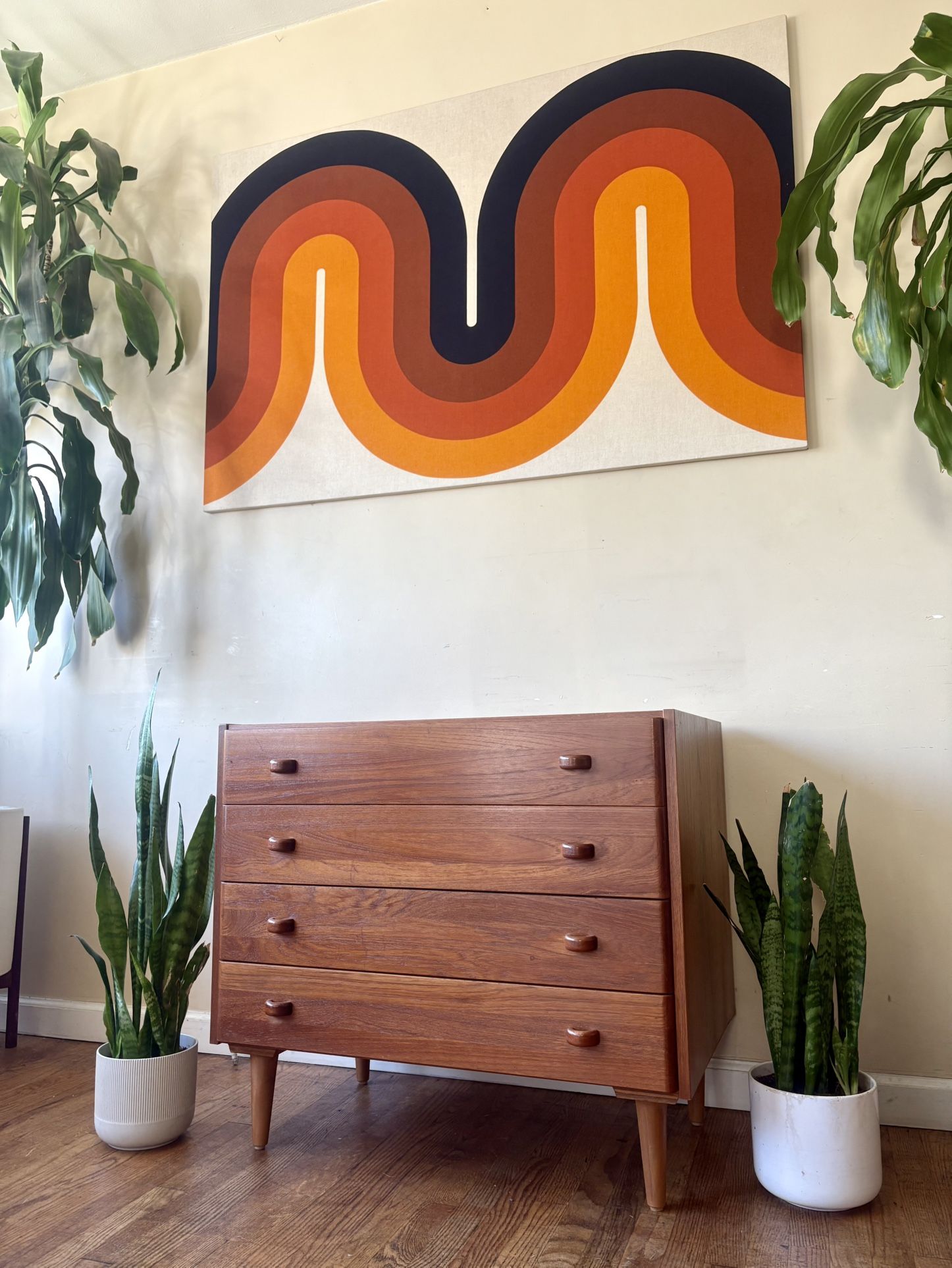 Charming Domino Mobler Danish Teak Dresser