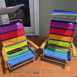 2 Beach Chairs 