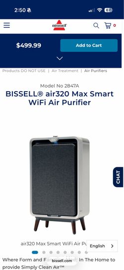 Bissell air320 air purifier