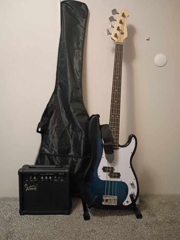 Guitar + Amp + Stand + Case – $150 Cash