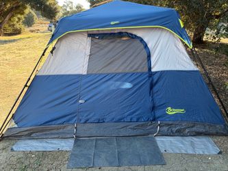 Instant Cabin Tent + Heavy-duty Tarp