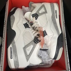 Air Jordan Retro 4 “white Cement” 180$