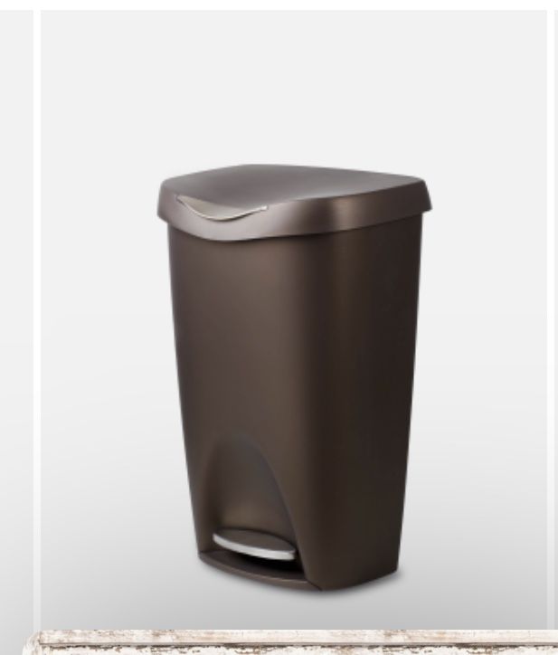 Brown trash Cans