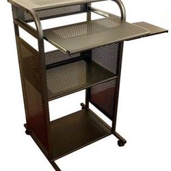 Punch Hole Metal Desk 
