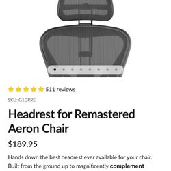 Herman Miller Aeron Chair Headrest 