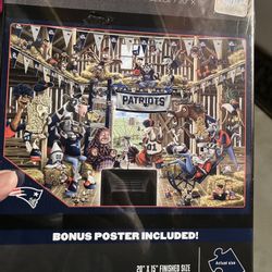 New England Patriots Puzzle Still Wrapped 