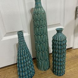 Set Of Ceramic Vaza (3 Pcs.)