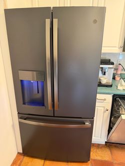 GE French Door Refrigerator Slate Finish WARRANTY 6m old