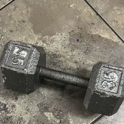 CAP Barbell 35b Cast Iron Hex Dumbbell, Single