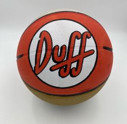 Simpson's Duff Beer Basketball 9" Universal Studios Matt Groening NEW DEFLATED