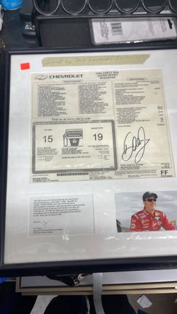 Dale Earnhardt Jr. signed
