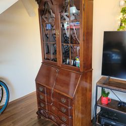 Antique jasper cabinet company secretary