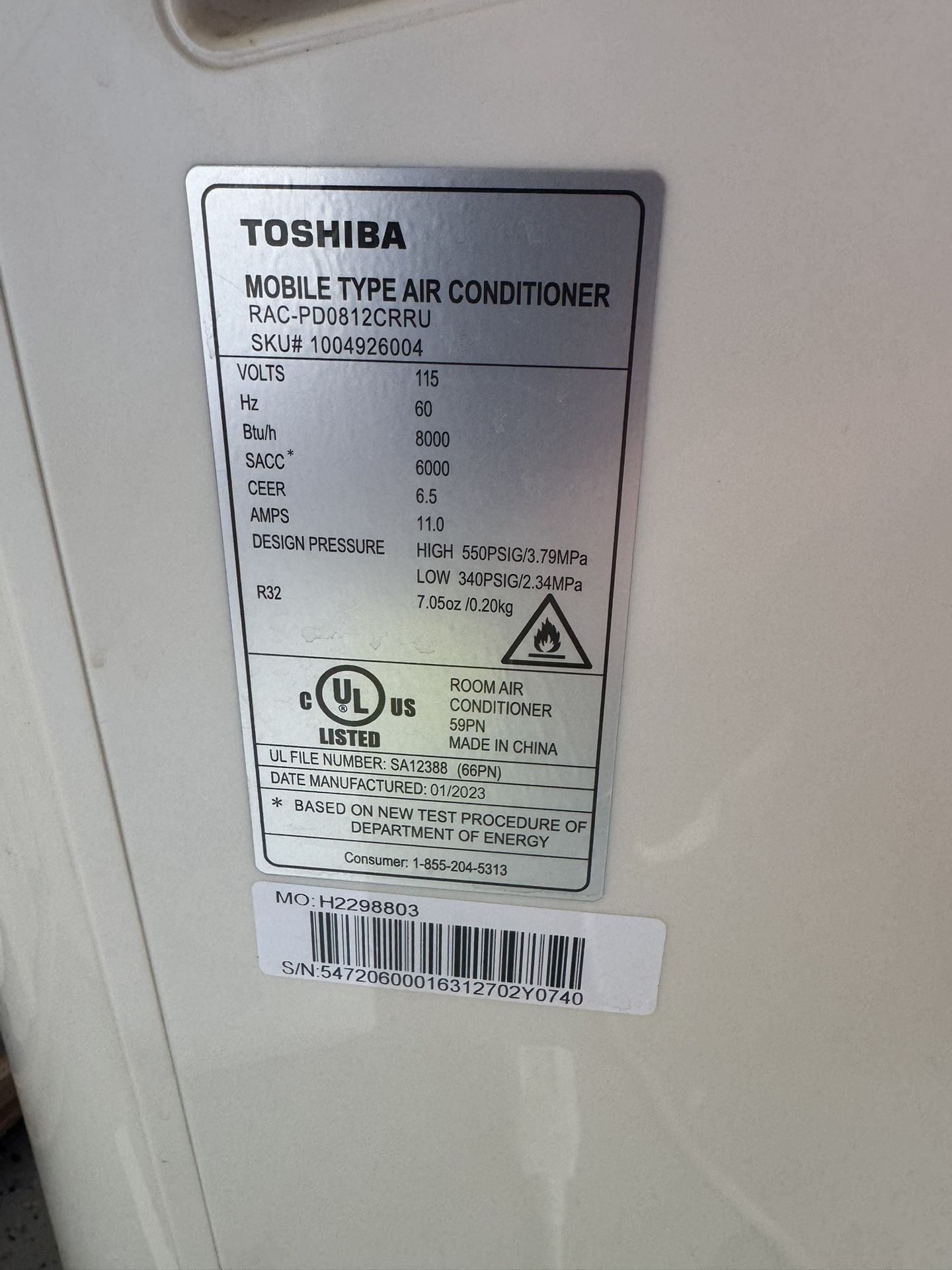 8000 BTU Portable Ac Unit