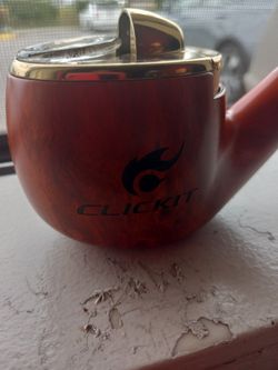 CLICK IT PIPE, BRAND NEW!! WOOD