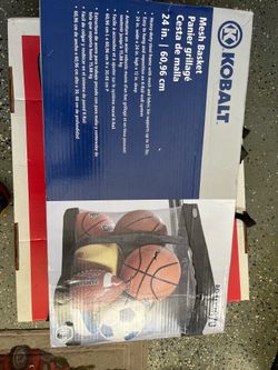 Sporting equipment storage.