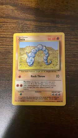 Onix Basic Pokemon