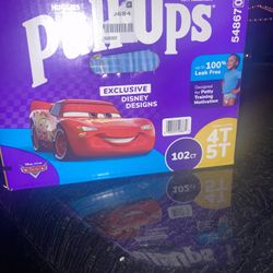 Pull Ups Boys 4-5 Diapers