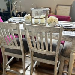 (New ) Dining Room counter Height Set w/  4 Dining Chairs